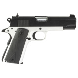 1911 Aviator, Single Action Only, Semi-automatic, Metal Frame Pistol, Commander, 45ACP, 4.25" Barrel, Aluminum Frame, Cerakote Finish, Black Slide, Rubber Overmolded Grips, Fixed Sights, 7 Rounds, 2 Magazines 10100128