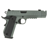 Nightstalker SF-C, 1911, Semi-automatic, Steel Frame Pistol, Carry Size, 45ACP, 4.25" Compensated Barrel, Cerakote Finish, Gray, Rail, Novak Sights with Tritium Front Night Sights, 8 Rounds, 2 Magazines 10100135