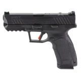 PX-9 Gen 3 Duty, Striker Fired, Semi-automatic, Polymer Frame Pistol, Compact, 9MM, 4.11" Barrel, Tenifer Finish, Black, Trigger Safety, Fiber Optic Front Sight, Optic Ready, 10 Rounds, 2 Magazines, Interchangeable Back Straps and Side Panels, California