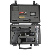PX-9 Gen 3 Duty, Striker Fired, Semi-automatic, Polymer Frame Pistol, Compact, 9MM, 4.11" Barrel, Tenifer Finish, Black, Trigger Safety, Fiber Optic Front Sight, Optic Ready, 10 Rounds, 2 Magazines, Interchangeable Back Straps and Side Panels, California