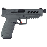 PX-9 Gen 3 Tactical Night Stalker, Striker Fired, Semi-automatic, Polymer Frame Pistol, Compact, 9MM, 5.1" Threaded Barrel, 1/2x28, Night Stalker Finish, Trigger Safety, Fiber Optic Front Sight, Optic Ready, 20 Rounds, 2 Magazines, (1) 20-Round & (1) 18-