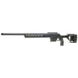 HIT PRO M3, Bolt Action Rifle, 6MM Creedmoor, 24" Threaded Barrel, 5/8x24" Thread Pitch, Adjustable Aluminum Chassis, Folding Stock, Black, Manual Safety, 3 Rounds, 1 Magazine 0011710183-F