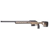 HIT PRO M3, Bolt Action Rifle, 6MM Creedmoor, 24" Threaded Barrel, 5/8x24" Thread Pitch, Flat Dark Earth, Adjustable Aluminum Chassis, Folding Stock, Black, Manual Safety, 3 Rounds, 1 Magazine 0011710185-F