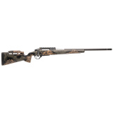 Element Hunter M3, Bolt Action Rifle, 7MM Backcountry, 22" Carbon Fiber Barrel, 1:8 Twist, Threaded 5/8X24 with Hunter Muzzle Brake, Anodized Finish, Black, Seekins Precision Havak Hunter Chassis, Woodland Shadow, TriggerTech Trigger, 3 Roun