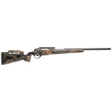 Element Hunter M3, Bolt Action Rifle, 300 Winchester Magnum, 22" Carbon Fiber Barrel, 1:10 Twist, Threaded 5/8X24 with Hunter Muzzle Brake, Anodized Finish, Black, Seekins Precision Havak Hunter Chassis, Woodland Shadow, TriggerTech Trigger, 3rd