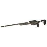Element Hunter M3, Bolt Action Rifle, 300 Winchester Magnum, 22" Carbon Fiber Barrel, 1:10 Twist, Threaded 5/8X24 with Hunter Muzzle Brake, Anodized Finish, Black, Seekins Precision Havak Hunter Chassis, Woodland Shadow, TriggerTech Trigger, 3rd