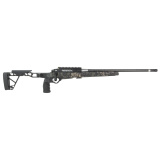 Element Hunter M3, Bolt Action Rifle, 6MM Creedmoor, 20" Carbon Fiber Barrel, 1:8 Twist, Threaded 5/8X24 with Hunter Muzzle Brake, Anodized Finish, Black, Seekins Precision Havak Hunter Chassis, Woodland Shadow, TriggerTech Trigger, 3 Rounds