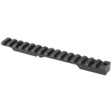 0 MOA Scope Base, #6-40 Screws, Fits Remington 700, Short Action, Black Finish 0010710013