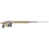 SIC, Bolt-Action Rifle, 300 Norma Magnum, 26" Carbon Fiber Wrapped Stainless Steel Barrel, 3/4X24 Thread Pitch, Adjustable Aluminum Chassis, Folding Stock, Flat Dark Earth, Trigger Tech Trigger, 3 Rounds, Includes T25 Tool 11710493F