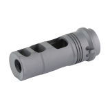 SOCOM Muzzle Brake, Suppressor Adapter, 408 Cheyenne Tactical, 3/8X24, Black SFMB-408-3-4-24