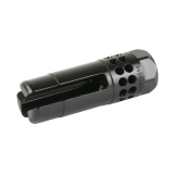 WARCOMP SPORT, Flash Hider, 223 Remington/556NATO, 1/2X28, DLC Finish, Black WARCOMP-SPORT-556-1-2-28