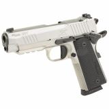 1911 X Carry, Single Action Only, Semi-automatic, Full Size, 45ACP, 4.2" Barrel, Stainless Steel Finish, Silver, Optics Ready, G10 Grips, XRay3 Day/Night Sights, 8 Rounds, 2 Magazines 1911XCA-45-SS