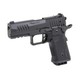 P211 GT4, Semi-automatic, Single Action Only, Metal Frame Pistol, Carry Size, 9MM, 4.2" Bull Barrel, Nitron Finish, Black, SIG-LOC PRO Footprint Optics Ready Slide, XRAY3 Day/Night Sights, G10 Grips, Manual Safety, 3 Magazines, (2)-21 Round and (1)-17 Ro