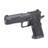 P211 GT5, Semi-automatic, Single Action Only, Metal Frame Pistol, Full Size, 9MM, 5" Bull Barrel, Nitron Finish, Black, Black G10 Grips, Optic Ready with SIG-LOC PRO Footprint, XRAY3 Day/Night Front Sight, Black Fixed Rear Sight, Ambidextrous Safety, 10
