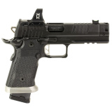 P211 GTO, Semi-automatic, Single Action Only, Metal Frame Pistol, Full Size, 9MM, 4.4" Barrel, Matte Finish, Black, Alloy Grips, Fiber Optic Sight, Includes ROMEO3PRO Optic, Manual Safety, (3)-Magazines, (1)-23 Round and (2)-21 Round 211F-9-GTO-R3P