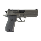 P226-X LEGION, Semi-automatic, Double Action/Single Action, Metal Frame Pistol, Full Size, 9MM, 4.4" Barrel, Cerakote Finish, Legion Gray, Optics Ready, X-RAY3 Day/Night Sights, G10 Grips, Decocker, 10 Rounds, 3 Magazines, Massachusetts Compliant 226X-9-