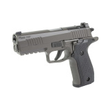 P226-X LEGION, Semi-automatic, Double Action/Single Action, Metal Frame Pistol, Full Size, 9MM, 4.4" Barrel, Cerakote Finish, Legion Gray, Optics Ready, X-RAY3 Day/Night Sights, G10 Grips, Decocker, 10 Rounds, 3 Magazines, Massachusetts Compliant 226X-9-