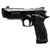 P226, XFIVE Reserve, Semi-automatic, Single Action Only, Metal Frame Pistol, Full Size, 9MM, 4.4" Barrel, High Polish Finish, Optics Ready, Aluminum Grips, X-RAY3 3-Dot Tritium Sights, Compensator, 20 Rounds, 3 Magazines 226X5-9-CW-RES