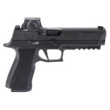 P320-XTEN, Semi-automatic, Striker Fired, Polymer Frame Pistol, Full Size, 10MM, 5" Barrel, Nitron Finish, Black, SIG-LOC Pro Red Dot, XRAY3 Day/Night Sights, X Full Size Polymer Grips, 15 Rounds, 2 Magazines 320X5-10-BXR3-RXSL