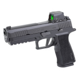 P320-XTEN, Semi-automatic, Striker Fired, Polymer Frame Pistol, Full Size, 10MM, 5" Barrel, Nitron Finish, Black, SIG-LOC Pro Red Dot, XRAY3 Day/Night Sights, X Full Size Polymer Grips, 15 Rounds, 2 Magazines 320X5-10-BXR3-RXSL