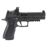 P320 X, Striker Fired, Semi-automatic, Polymer Frame Pistol, Full Size, 9MM, 4.7" Barrel, Nitron Finish, Black, ROMEO-RS PRO Sight, X-RAY3 Day/Night Sights, X Polymer Grips, 17 Rounds, 2 Magazines 320XF-9-BXR3P-RS