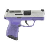 P365 Nitron Purple Rain, Semi-automatic, Striker Fired, Polymer Frame Pistol, Sub-compact, 3.1" Barrel, Nitron Finish, Purple, Stainless Steel Slide, Optics Ready, X-RAY3 Day/Night Sights, Polymer Grips, 10 Rounds, 2 Magazines 365-9-TXR3-PR