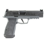 P365 AXG Fuse, Striker Fired, Semi-automatic, 9MM, 4.3" Barrel, Matte Finish, Black and Gray, AXG Modular Grip, Fiber Optic Front Sight, 3 Magazines, (2)-21 Round, (1)-17 Round 365AXGF-9-GYFO