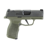 P365X Fortunate Son, Semi-automatic, Striker Fired, Polymer Frame Pistol, Sub-compact, 3.1" Barrel, Nitron Finish, Green and Black, Optics Ready, X-RAY3 Day/Night Sights, Polymer Grips, 12 Rounds, 2 Magazines 365X-9-BXR3-FS