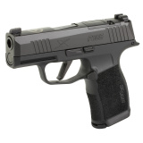 P365X, Striker Fired, Polymer Frame Pistol, Subcompact, 9MM, 3.1" Barrel, Matte Finish, Black, X-Ray 3 Night Sights, Optic Ready, 12 Rounds, 2 Magazines, Includes Texas Ranger Engraving on Slide and Challenge Coin 365X-9-BXR3P-TR