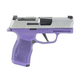 P365X Fortunate Son, Semi-automatic, Striker Fired, Polymer Frame Pistol, Sub-compact, 3.1" Barrel, Nitron Finish, Stainless Steel Slide, Optics Ready, X-RAY3 Day/Night Sights, Polymer Grips, 12 Rounds, 2 Magazines 365X-9-TXR3-PR