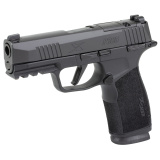 P365 XMacro, Striker Fired, Semi-automatic, Polymer Frame Pistol, Sub-Compact, 9MM, 3.7" Barrel, Nitron Finish, Black, X-Series Grip, Manual Safety, XRAY3 Sights, 17 Rounds, 3 Magazines, Includes Vaultek Lifepod Certificate and 5 Dummy Rounds 365XCA-9-MS