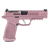 P365 Fuse, Semi-automatic, Striker Fired, Polymer Frame Pistol, Compact, 9MM, 4.3" Barrel, Cerakote Finish from Shark Coast Tactical, Pink, Sig Sauer LXG Grip, Fiber Optic Front and Low-Profile Combat Rear Sights, 3 Magazines, (2)-21 Round Magazines and