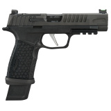 P365 FUSE, Striker Fired, Semi-automatic, Sub-compact, Polymer Frame Pistol, 9MM, 4.3" Barrel, Matte Finish, Black, Sig LXG Grip, SIG-LOC Compact, Fiber Optic Front with Black Serrated Rear Sights, 3 Magazines, (2)-21 Round and (1)-17 Round Magazines, Fl