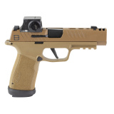 P365XF DH3, Striker Fired, Semi-automatic, Polymer Frame Pistol, 9MM, 3.7" Barrel, Cerakote Finish, Coyote, X-RAY3 Day/Night Sights, Includes Romeo-X SIG-LOC Compact Red Dot Sight, Slide Integrated Expansion Chamber, (2)-21 Round and (1)-17 Round Magazin