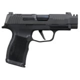 P365XL, Semi-automatic, Striker Fired, Sub-Compact, 380ACP, 3.1" Barrel, Slide Integrated Compensator, Matte Finish, Black, Optics Ready, Thumb Safety, X-Ray 3 Night Sights, 12 Rounds, 2 Magazines 365XL-380-COMP-MS