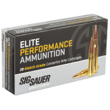 Sig Sauer Elite Match |.223 Remington 77 Grain Sierra MatchKing Open Tip Match Box of 20 Rounds
