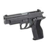 P226, Double Action/Single Action, Semi-automatic, Metal Frame Pistol, Full Size, 9MM, 4.4" Barrel, Nitron Finish, Black, SRT Trigger, SIGLITE Night Sights, Decocker, 15 Rounds, 2 Magazines E26R-9-BSE-R2