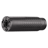Hexium, Suppressor, 5.56MM, Black, Inconel Construction, HUB Compatible, Direct Thread Mount HEXIUM556INC