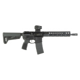 M400 Forge SBR, Semi-automatic, Short Barrel Rifle, 5.56 NATO, 11.5" Barrel, Matte Finish, Black, Adjustable Stock, Romeo-MSR GenII 2 MOA Red Dot, 30 Rounds, 1 Magazine RM400-556N-11B-FORGE-SBR