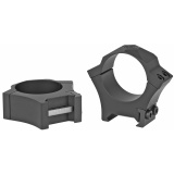 Alpha Hunting Steel Rings Set of Two Medium Height 30mm Black