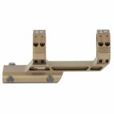 Alpha-MSR, Scope Mount, 34mm, 1.535" Height, 0 MOA, Anodized Finish, Coyote Brown, Fits Picatinny SOA20017