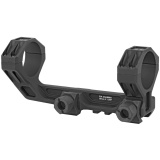 ALPHA3, One Piece Mount, 30mm Rings, 1.375 inch height, 0 MOA Elevation, Black Color, Epoxy Powder Coat Finish, Fits Picatinny Rail SOA30001