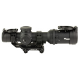 TANGO MSR Compact, Rifle Scope, 1-6X Magnification, Second Focal Plane, Illuminated BDC 6 Reticle, 24mm Objective, 30mm Main Tube, Black, Includes Mount and Romeo1 Red Dot SOTMC61000-R1
