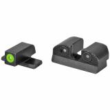 X-Ray 3 Day/Night Sights #6 Green Front #8 Rear Round U Notch