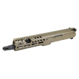 MCX-Spear LT, Complete Upper Receiver, 300 Blackout, 9" Threaded Barrel, 5/8X24 Thread Pitch, Fits AR-15 Lower Receivers, Anodized Finish, Flat Dark Earth, Includes Charging Handle and Bolt Carrier Group, 3-Prong/SIG Suppressor QD Muzzle Device UAMCX-300