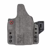 INCOG-X, Joint Collaboration with Haley Strategic, Inside the Waistband Holster, For Glock 43X/48 with Light, Microfiber Suede Wrapped Boltaron Construction, Black, Right Hand INCOG-0-895-A-7-CX1-61