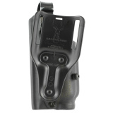 Model 6280 Holster, Mid-Ride, Fits Glock 17/22/19/23 with Streamlight M3 or M6, Right Hand, STX Tactical, Black 6280-8321-131