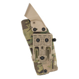 6354RDSO ALS Tactical Holster, Cordura Finish, Multicam, Fits Staccato P DUO with 4.4" Barrel with Surefire X300 or Similar and Red Dot, Laminate Construction, Right Hand 6354RDSO-1582-701-MS19