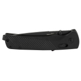 Flash AT, Folding Knife, 3.45" Straight Back, Black GRN Handle, D2 Steel, Titanium Nitride Finish, Black SOG-11-18-01-41