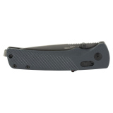 Flash AT, Folding Knife, 3.45" Straight Back, Urban Gray GRN Handle, D2 Steel, Titanium Nitride Finish, Black SOG-11-18-05-41